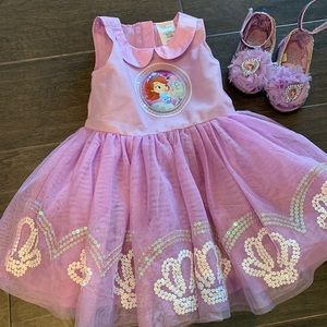 Disney Store Princess dress & shoes